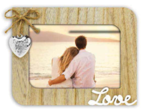 WOOD FRAME 10x15 cm MIRANDA