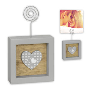 WOOD FRAME 7x12cm CECILIA GREY