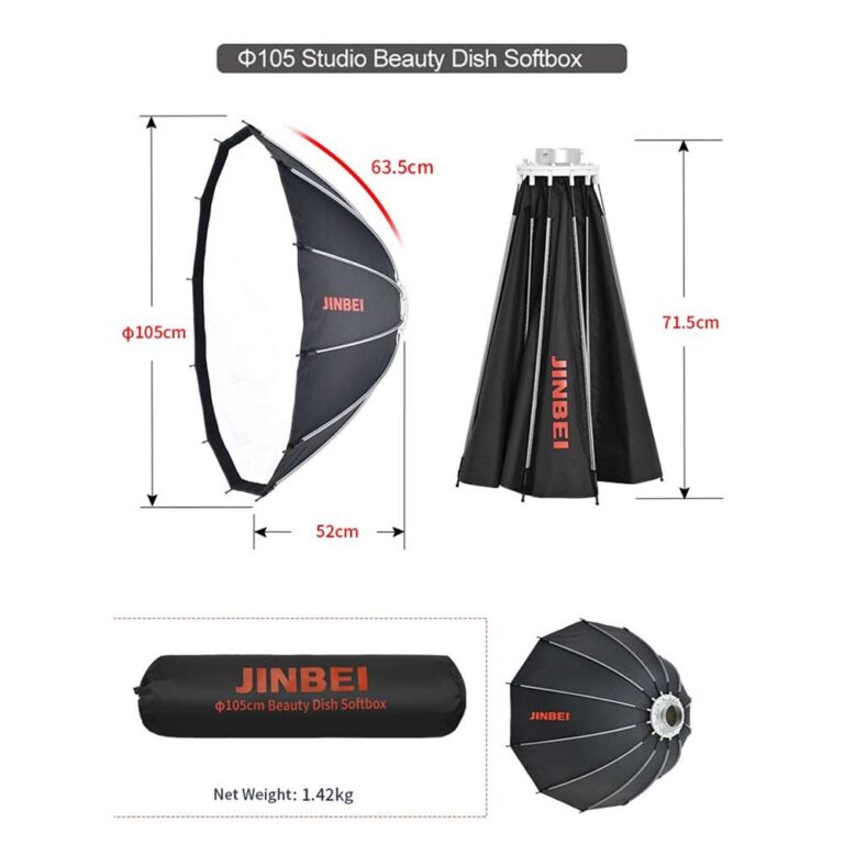 Jinbei Quick Release Beauty Softbox 105cm