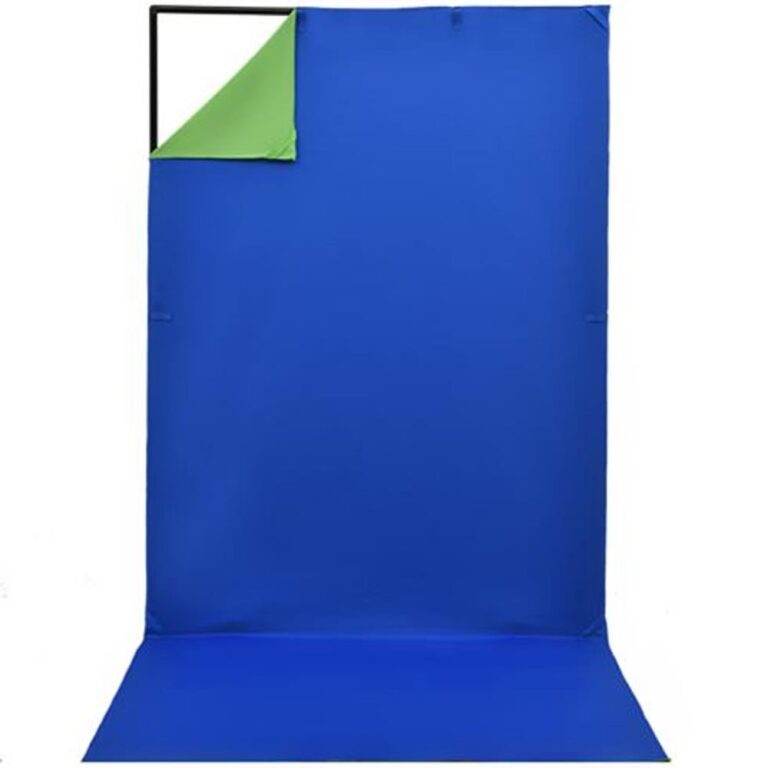 Jinbei Σετ Στήριγμα Φόντα Μπλε Πράσινο 150x200cm