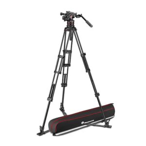 Manfrotto Nitrotech 612 and alu twin leg tripod gs