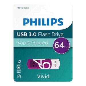 Philips Vivid USB Flash Drive 64GB USB 3.0 Super Speed