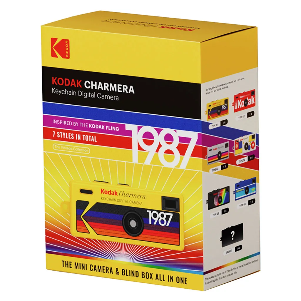 Kodak Charmera Keychain Digital Camera – Ρετρό Ψηφιακή Κάμερα Μπρελόκ Blind Box - Image 3
